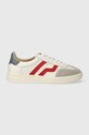 Gant sneakers din piele Cuzima piele întoarsă alb 28533549.G238