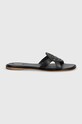 Gant slapi de piele Chleo 28561574.G00 negru SS24