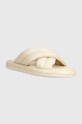 Gant slapi de piele Clareha piele bej 28561578.G125