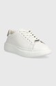 BOSS sneakersy skórzane Amber 50517207.120 biały SS24