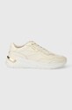 BOSS sneakersy skórzane Skylar płaska beżowy 50517233.118