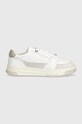 BOSS sneakers din piele Baltimore piele întoarsă alb 50517252.120