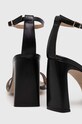 Παπούτσια Δερμάτινα σανδάλια BOSS Rose 50516203.001 μαύρο