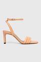 BOSS sandale de piele Janet subțire portocaliu 50516304.690