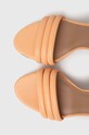 BOSS sandale de piele Janet portocaliu 50516304.690