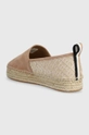 BOSS espadrilles velúrból Madeira Szár: textil, szarvasbőr Belseje: textil Talp: szintetikus anyag