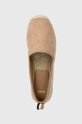 beige BOSS espadrillas in pelle scamosciata Madeira