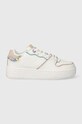 Kožené sneakers boty Karl Kani 89 UP LOGO PRM přírodní kůže bílá 1180631