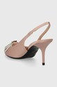 Obuwie Love Moschino szpilki JA10487G1IJO0601 różowy