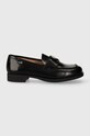 Love Moschino mocasini de piele piele patentata negru JA10172G1IJD0000