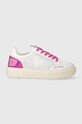 Love Moschino sneakers piele alb JA15274G1IJC410B