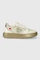 beige Love Moschino sneakers in pelle Donna