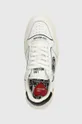 λευκό Δερμάτινα αθλητικά παπούτσια Love Moschino 0
