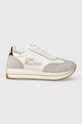 Love Moschino sneakers textil alb JA15054G1IIND10A