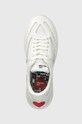 Love Moschino sneakers alb JA15366G1IIQA10A