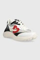Love Moschino sneakers JA15366G1IIQA00A alb SS24