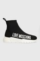 Love Moschino sneakers plată negru JA15433G1IIZ6000