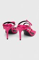 Obuwie Versace Jeans Couture sandały Emily 76VA3S74.ZS185.406 różowy