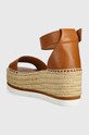 Scarpe See by Chloé sandali in pelle Glyn SB32201A.533 marrone