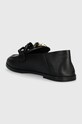 Încălțăminte mocasini de piele Monyca SB42010A.999 negru