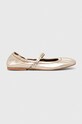 Kožne balerinke See by Chloé Kaddy zlatna SB42030A.056