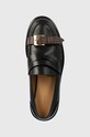 Kožené mokasíny JW Anderson Animated čierna ANW42043A.999