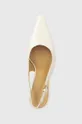 beige JW Anderson leather court shoes Chain Heel