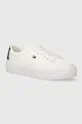 λευκό Πάνινα παπούτσια Tommy Hilfiger VULC MONOTYPE SNEAKER Γυναικεία