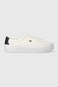 Tommy Hilfiger tenisówki VULC MONOTYPE SNEAKER FW0FW07675 biały SS24