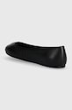 Cipők Tommy Hilfiger bőr balerina cipő TH LEATHER BALLERINA FW0FW07712 fekete