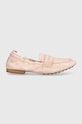 Tommy Hilfiger mokasyny zamszowe TH SUEDE MOCCASIN FW0FW07714 różowy SS24