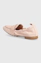 Obuwie Tommy Hilfiger mokasyny zamszowe TH SUEDE MOCCASIN FW0FW07714 różowy
