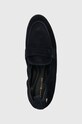 Замшеві мокасини Tommy Hilfiger TH SUEDE MOCCASIN темно-синій FW0FW07714