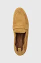 beige Tommy Hilfiger mocassini in camoscio TH SUEDE MOCCASIN