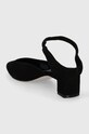 Boty Semišové lodičky Tommy Hilfiger TH POINTY MID HEEL LEATHER MULE FW0FW07718 černá