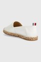 Взуття Шкіряні еспадрилі Tommy Hilfiger TH LEATHER FLAT ESPADRILLE FW0FW07720 білий