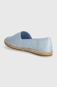 Obuwie Tommy Hilfiger espadryle EMBROIDERED FLAT ESPADRILLE FW0FW07721 niebieski