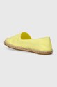 Obuwie Tommy Hilfiger espadryle EMBROIDERED FLAT ESPADRILLE FW0FW07721 żółty