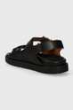 Tommy Hilfiger sandali in pelle TH HARDWARE LTHR SPORTY SANDAL Gambale: Pelle naturale Parte interna: Materiale sintetico, Pelle naturale Suola: Materiale sintetico