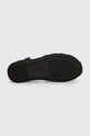 Kožené espadrilky Tommy Hilfiger TH AUTHENTIC LEATHER ESPADRILLE FW0FW07743 čierna