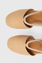 Tommy Hilfiger espadryle CLOSED TOE LINEN FLATFORM FW0FW07746 beżowy
