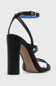 Кожаные сандалии Tommy Hilfiger TH LEATHER BLOCK HIGH HEEL Голенище: Натуральная кожа Внутренняя часть: Натуральная кожа Подошва: Синтетический материал