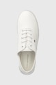 Tenisky Tommy Hilfiger CANVAS LACE UP SNEAKER bílá FW0FW07805