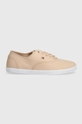 Кеди Tommy Hilfiger CANVAS LACE UP SNEAKER бежевий