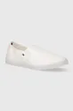 fehér Tommy Hilfiger sportcipő CANVAS SLIP-ON SNEAKER Női