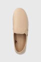 Πάνινα παπούτσια Tommy Hilfiger CANVAS SLIP-ON SNEAKER μπεζ FW0FW07806