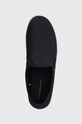 Tommy Hilfiger sportcipő CANVAS SLIP-ON SNEAKER sötétkék FW0FW07806