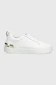bianco Tommy Hilfiger sneakers in pelle LUX COURT SNEAKER MONOGRAM Donna