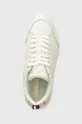 λευκό Δερμάτινα αθλητικά παπούτσια Tommy Hilfiger SPORTY CHIC COURT SNEAKER