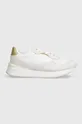 bianco Tommy Hilfiger sneakers in pelle LUX MONOGRAM RUNNER Donna